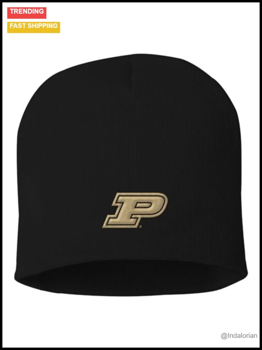 NCAA Purdue Boilermakers Solid Knit Beanie – Unisex Acrylic Winter Hat